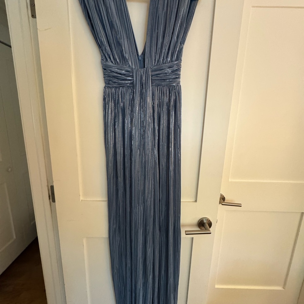 Sabina Musayev Satellite Metallic Maxi Dress